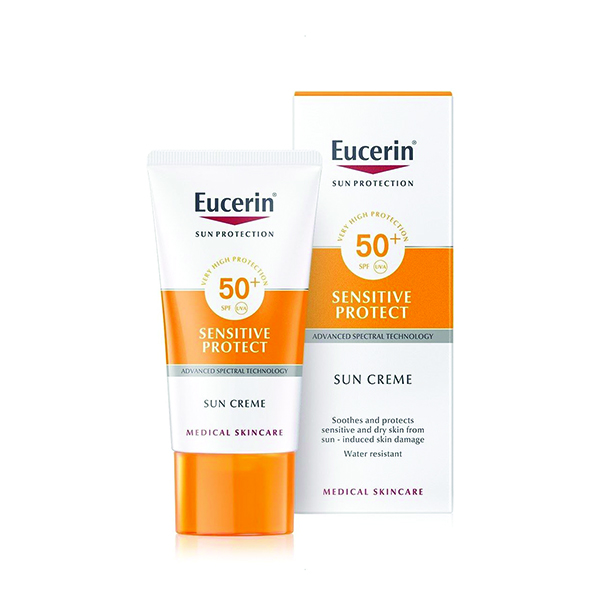 Eucerin Sun Cream Sensitive Care Spf 50+ (50Ml)
